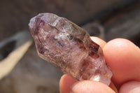 Natural Smokey Amethyst Crystals x 20 From Chiredzi, Zimbabwe