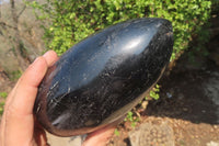 Polished Black Tourmaline Standing Free Form x 1 From Madagascar