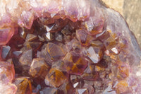 Natural Zululand Amethyst Geodes x 2 from Jozini, South Africa