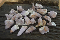 Natural Ametrine Spirit Quartz Clusters x 20 From Boekenhouthoek, South Africa