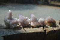 Natural Ametrine Spirit Quartz Clusters x 20 From Boekenhouthoek, South Africa