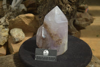 Polished Smokey Amethyst Window Quartz Point x 1 From Akansobe, Madagascar