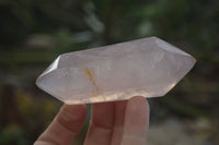 Polished Double Terminated Rose Quartz Points x 12 From Madagascar