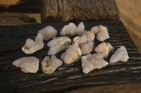 Natural Spirit Quartz Clusters x 12 From Boekenhouthoek, South Africa