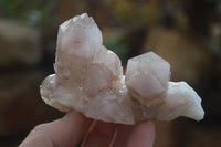 Natural Hematoid Quartz Clusters x 6 From Karoi, Zimbabwe