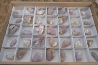 Natural Amethyst Spirit Quartz Crystals x 35 From Boekenhouthoek, South Africa