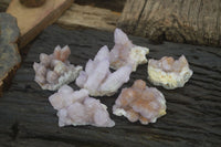 Natural Amethyst Spirit Quartz Clusters x 6 From Boekenhouthoek, South Africa