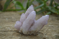 Natural Amethyst Spirit Quartz Clusters x 6 From Boekenhouthoek, South Africa