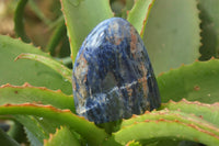 Polished Sodalite Standing Free Forms x 4 From Kunene River, Namibia