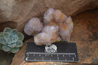 Natural Ametrine Spirit Quartz Clusters x 2 From Boekenhouthoek, South Africa