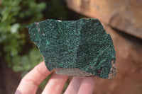 Natural Crystalline Malachite Specimens x 4 From Kasompe, Congo