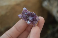 Natural Amethystos Amethyst Specimens x 70 From Kwaggafontein, South Africa