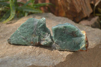 Natural Jade Cobbed Specimens x 12 From Swaziland