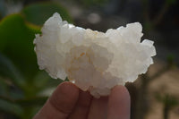 Natural Drusy Quartz Coated Calcite Pseudomorph Specimens x 12 From Lesotho