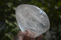 Polished Clear Quartz Standing Free Forms x 2 From Madagascar