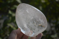 Polished Clear Quartz Standing Free Forms x 2 From Madagascar