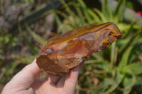 Polished On One Side Nguni Jasper Specimens x 3 From Prieska, South Africa