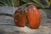 Polished Red Jasper Standing Free Forms x 6 From Madagascar