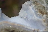 Natural Blue Lace Agate Specimens x 2 From Nsanje, Malawi