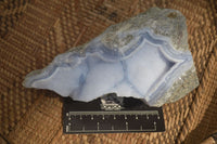 Natural Blue Lace Agate Specimens x 2 From Nsanje, Malawi