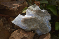 Natural Blue Lace Agate Specimens x 2 From Nsanje, Malawi