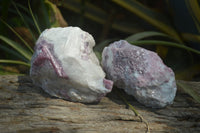 Natural Rubellite Pink Tourmaline Matrix Specimens x 6 From Namibia