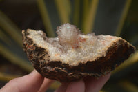 Natural Zululand Amethyst Agate Geodes x 6 from Jozini, South Africa