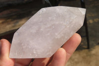 Polished Clear Quartz Crystals x 3 From Angola