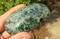 Polished Emerald Chamesite In Matrix Free Forms x 6 From Mutoko, Zimbabwe