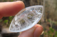 Polished Clear Quartz "Angel Tears" Pendant Pieces x 20 From Madagascar