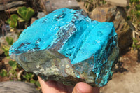 Natural Silica Chrysocolla Specimens x 2 From Kulukuluku, Congo