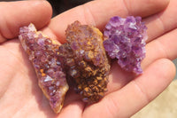 Natural Amethystos Amethyst Specimens x 60 From Kwaggafontein, South Africa