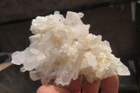 Natural Clear Quartz Crystal Clusters x 12 From Madagascar