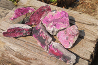 Natural Salrose Cobaltion Dolomite Specimens x 7 From Kakanda, Congo