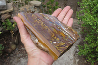 Polished On One Side Nguni Jasper Specimens x 2 From Prieska, South Africa