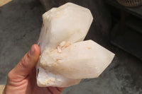 Natural Quartz Crystal Specimens x 3 From Madagascar