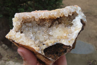 Natural Limonite Quartz Clusters x 4 From Zambia