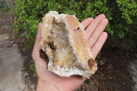 Natural Limonite Quartz Clusters x 4 From Zambia