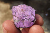 Natural Metallic Purpurite Cobbed Specimens x 60 From Erongo, Namibia