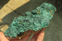 Natural Crystalline Malachite Specimens x 3 From Congo