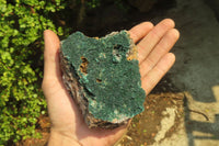 Natural Crystalline Malachite Specimens x 3 From Congo