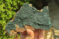 Natural Crystalline Malachite Specimens x 3 From Congo