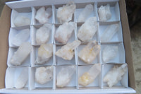 Natural Clear Quartz Crystals x 20 From Madagascar