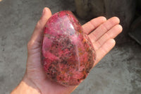 Polished Rhodonite Standing Free Form x 1 From Zimbabwe