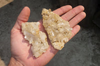 Natural Clear Quartz Crystal Clusters x 24 From Madagascar