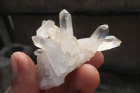 Natural Clear Quartz Crystal Clusters x 24 From Madagascar