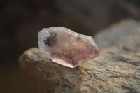 Natural Smokey Window Amethyst Crystals x 20 From Chiredzi, Zimbabwe