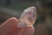 Natural Smokey Window Amethyst Crystals x 20 From Chiredzi, Zimbabwe