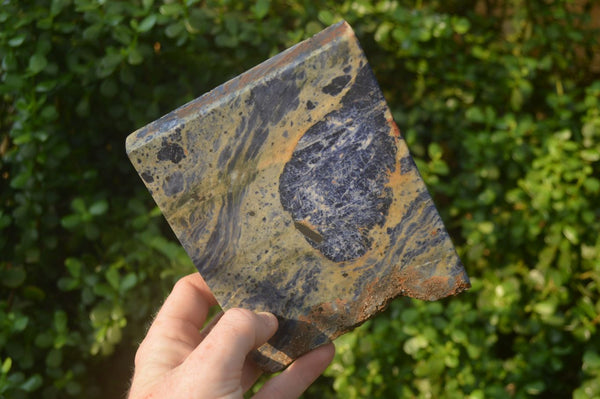 Polished Sodalite Slabs x 3 From Namibia