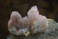 Natural Ametrine Spirit Quartz Clusters x 12 From Boekenhouthoek, South Africa